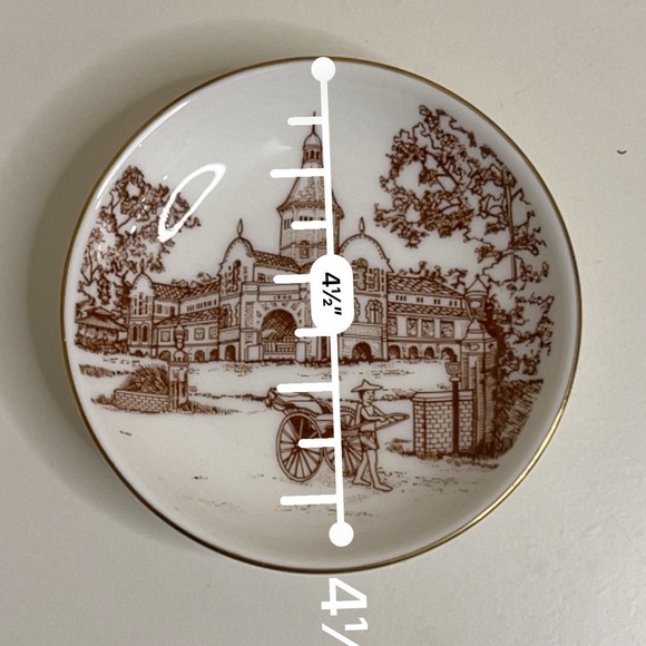 Royal Doulton Singapore Goodwood Park Hotel Trinket Plate w/ Box - Picture 6 of 6